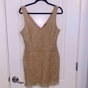 Tan & Gold Dress ✨